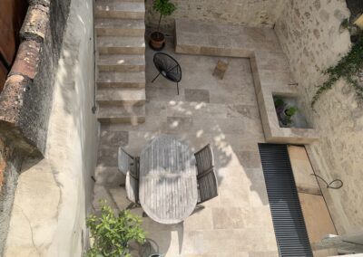 Aménagement de la terrasse d’une maison de ville, 2021