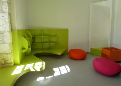 Aménagement d’une médiathèque dans un ancien presbytère, 2013