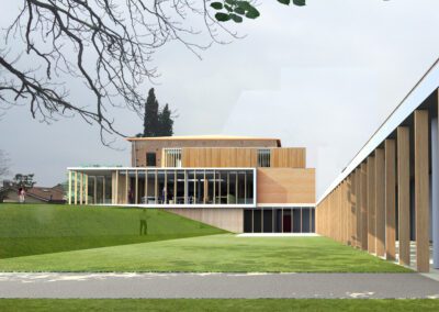 Aménagement de la mairie et d’une médiathèque – ludothèque à Pujaudran, 2019